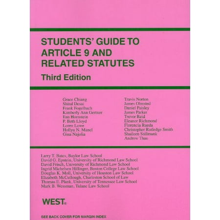 Pre-Owned Students' Guide to Article 9 and Related Statutes (Paperback) by David Epstein