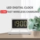 thumbnail image 1 of 3NI1 Reloj 15W Cargador inalámbrico rápido Luz nocturna Cargador inalámbrico multifuncional, 1 of 6