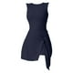 thumbnail image 4 of Vestido deportivo sin mangas para mujer - Vestido informal de fitness y tenis con tirantes adelgazantes y diseño en la espalda, 4 of 7