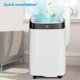 thumbnail image 4 of Aire Acondicionado Portátil 10000 BTU – 3 en 1: Frío, Ventilador y Deshumidificador – 42 m² – Ruedas – Mando – Kit de Ventana – Negro, 4 of 7