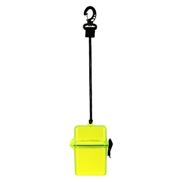 Sonducket Estuche impermeable Equipo de campamento Gran sellado Caja de almacenamiento multiusos Suministros de natación Accesorios al aire Deportes acuáticos Amarillo