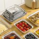 thumbnail image 2 of 20 piezas de caja de hojalata para freidora de aire a prueba de aceite para horno, cesta de vapor desechable, caja de papel de aluminio antiadherente, bandeja para herramientas de cocina, bandeja pa, 2 of 5
