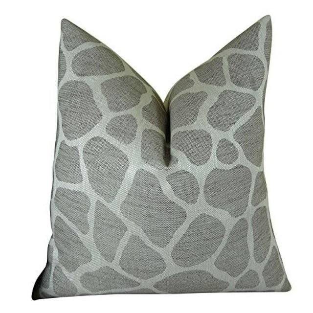 Plutus Façon Rocheuse Fait à la Main Coussin, (Double Face 18" x 18")