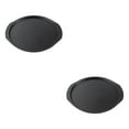 thumbnail image 1 of Justharion Stainless Steel Durable Round Pizza Serving Tray Heat-Resistant Versatile Scratch Resistant No punching 2Set, 1 of 6