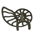 thumbnail image 6 of Zeckos Bronze Cast Iron Nautilus Shell Garden Hose Holder Hanger, 6 of 10
