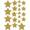 Teacher Created Resources Gold Shimmer Stars Accents Assorted Sizes 60 Per Pack 3 Packs (TCR8868)