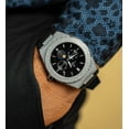 thumbnail image 5 of Asorock Watches | Iced transporter - small diamond bezel - rubber strap  | 44mm CZ diamond watch, 5 of 10