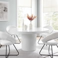thumbnail image 7 of Gratify 60" Round Dining Table-EEI-4910-WHI, 7 of 7
