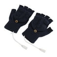 thumbnail image 3 of Heated Computer Gloves,USB Warmer Heated Gloves Half Finger Heating Gloves USB Hand Gloves Exquisite Design, 3 of 8
