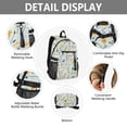 thumbnail image 4 of JIALIOU 14" Laptop Backpack Waterproof Airline Approved Stylish Casual Daypack for Travel Business College Work, Scattered Dandilion Floral, 4 of 8