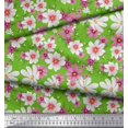 thumbnail image 3 of Soimoi Polyester Crepe Fabric Cosmos Floral Fabric Prints by Yard 42 Inch Wide, 3 of 3