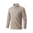 thumbnail image 3 of Men’s Ice Silk Long-Sleeve Quick-Dry T-Shirt – Sun Protection Stand Collar Outdoor Running, Cycling & Hiking Tee, 3 of 9