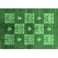 thumbnail image 1 of Ahgly Company Indoor Rectangle Oriental Emerald Green Industrial Area Rugs, 5' x 7', 1 of 4