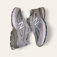 thumbnail image 4 of New Balance 990v4 MiUSA Grey Silver - Size 11, 4 of 6