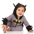 thumbnail image 5 of Batman Long Sleeve Crew Neck Romper (Infant), 1 Count, 1 Pack, 5 of 8