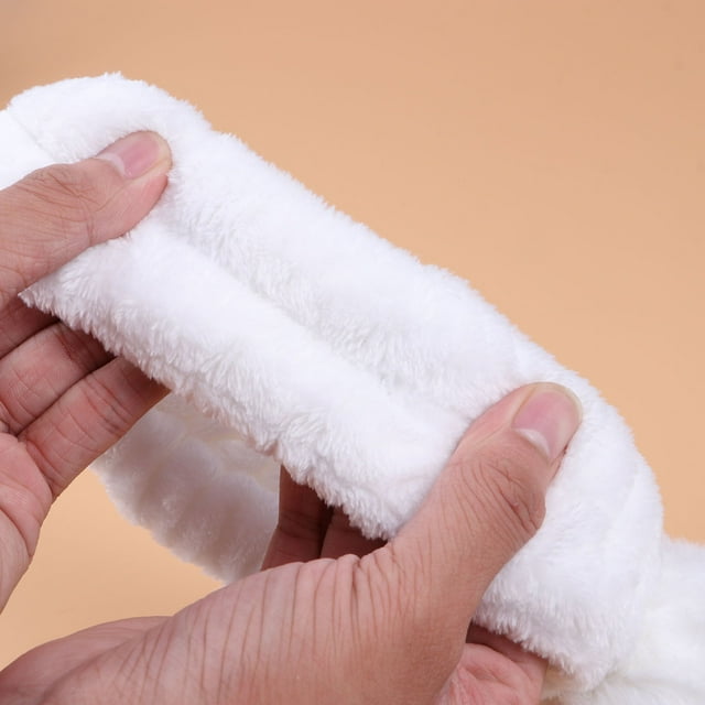 WASHWEPE Para El Gris Con Orejas De Panda Elástica Cómoda Para Mujer Uso Diario