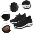 thumbnail image 5 of Rokment Orthopedic Air Cushion Walking Running Shoes for Women Plantar Fasciitis with Arch Support Comfortable Orthotic Slip on Socks Non-Slip Work Nursing Sneakers Beige Size 5.5, 5 of 8