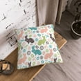 thumbnail image 5 of KLL Easter Rabbit Decorative Throw Pillow Covers Velvet Soft for Couch Sofa Bedroom Living Room Outdoor (No pillow core)- 18"x18", 5 of 5