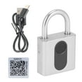 thumbnail image 2 of Smart Bluetooth Padlock with Fingerprint Recognition and Phone App Control for Dormitory and Warehouse Security, 2 of 8