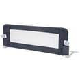 thumbnail image 1 of Costway 1 PCS 42" Toddler Foldable Bed Rail with Adjustable Safety Strap, Bedrail Guard Grey, 1 of 8