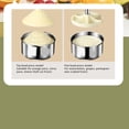 thumbnail image 4 of Suodoka Compact Manual Juicer – Stainless Steel, Multi‑Functional Lemon & Fruit Squeezer for Home & Commercial Use, 4 of 8