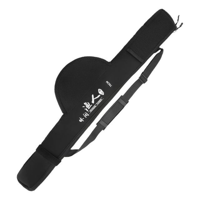 QualitChoice Étui pour Canne à Pêche Sac Pliable pour Canne à Pêche Support de Canne à Pêche pour Canne à Pêche 75cm Noir 140cm