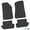 Black w/ Red Insert, variant on Flextread Floor Mats for 18-24 Jeep Wrangler JL 2-Door - Mopar Licensed Factory Fit - Black w/ Red Rubicon Insert - 100% Made in USA