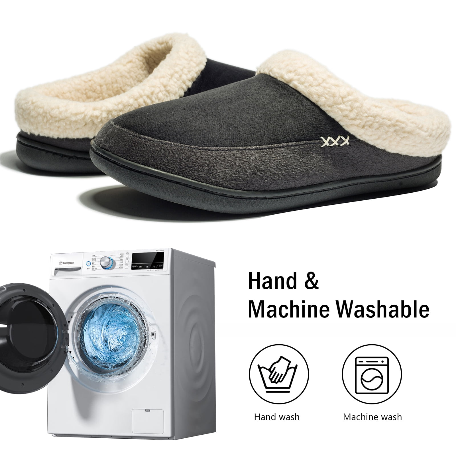 How to machine online wash slippers