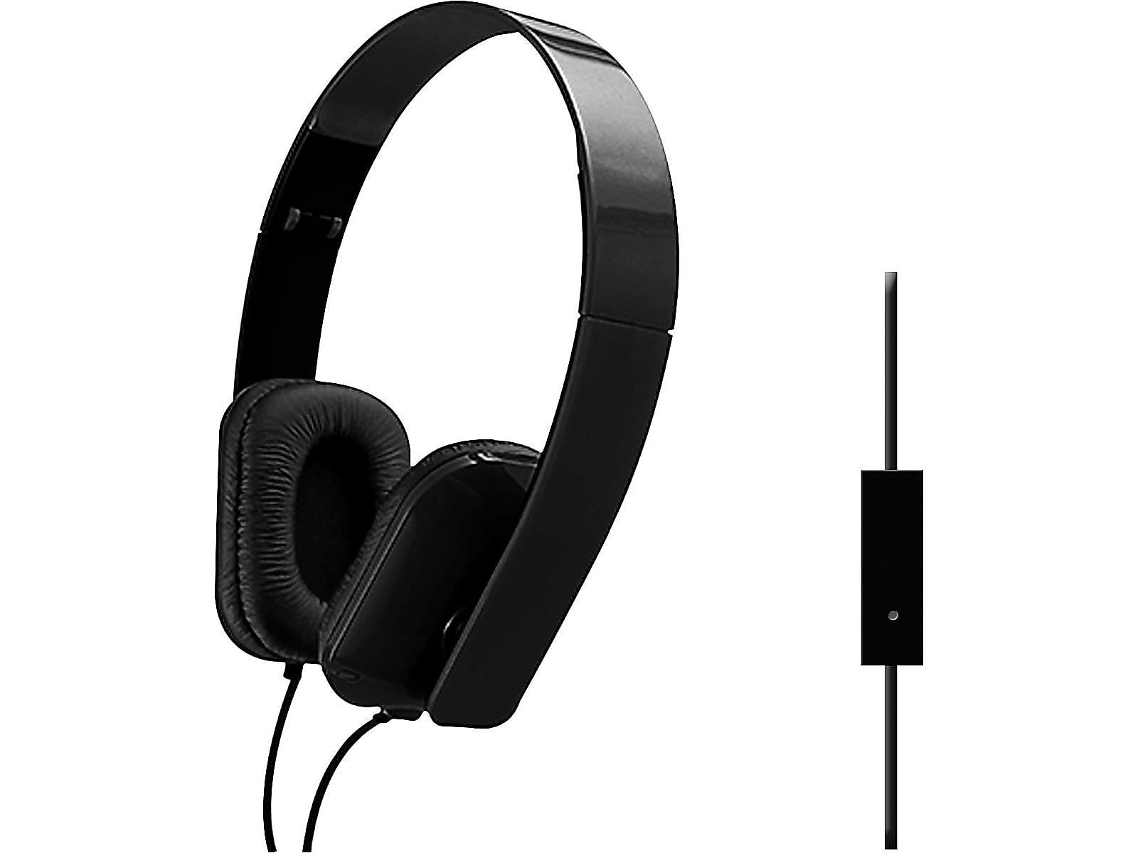 Sentry Folding Headphones Black (DLX21) 1662778 - Walmart.com - Walmart.com