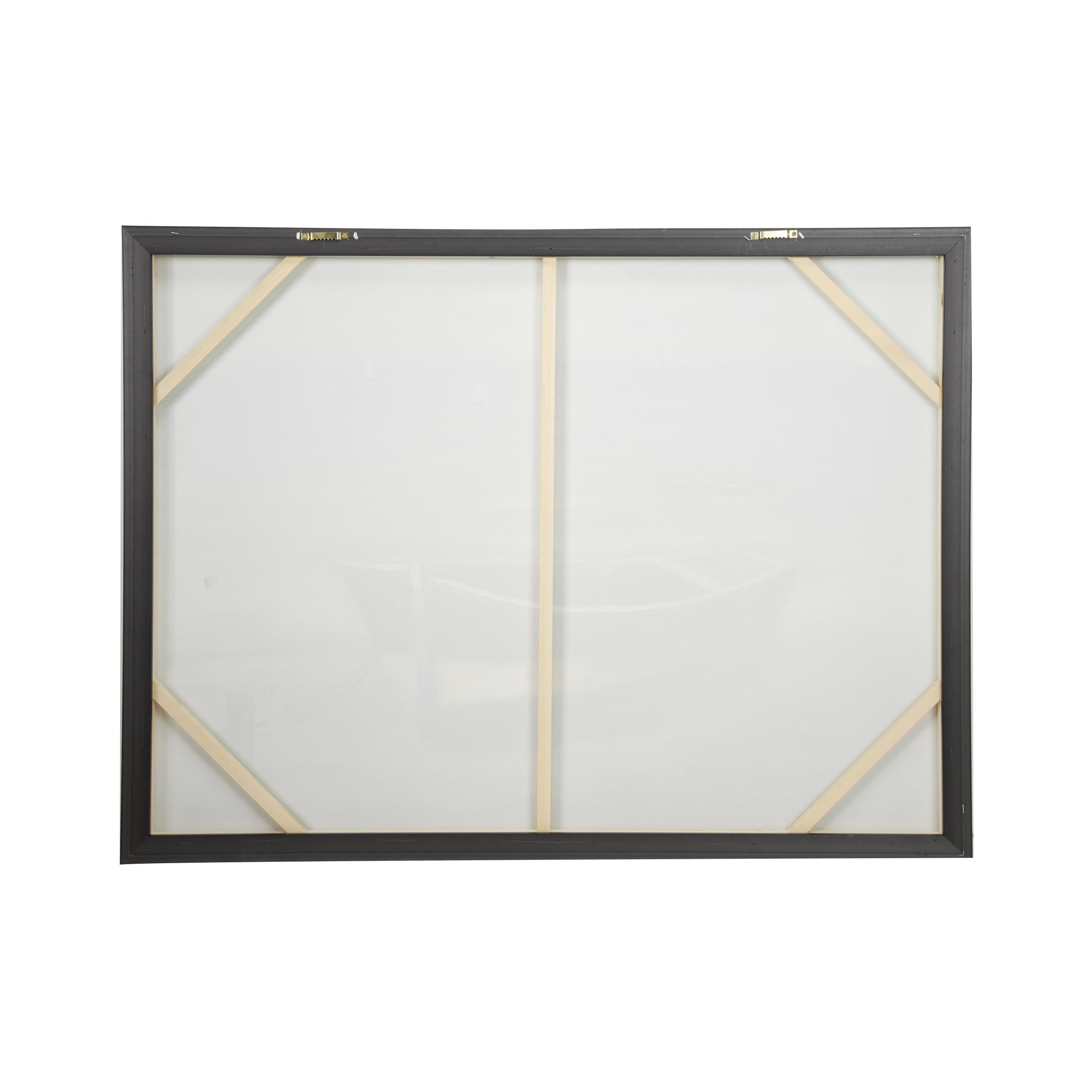 47" x 36" Sail Boat Framed Wall Art with Silver Frame, by DecMode