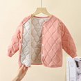 thumbnail image 3 of Usaibhir Baby Quilted Jacket, Lightweight Warm Padded Cardigan Coat for Toddler Kids 2-8Y, 3 of 10