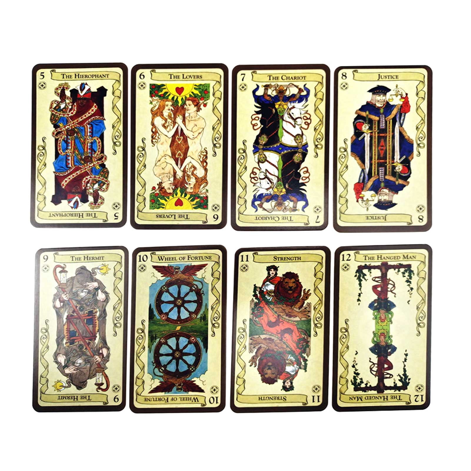 78 PCS Tarot Card for Lokn Oracle Colorful Board Card Game - Walmart.com