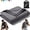 Dark Gray, variant on PROIRON Microfiber Towel, 32"x 16", Quick Dry, Super Absorbent, for Travel, Gym, Camping, Swimming - Taro Purple