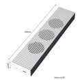 thumbnail image 5 of Cooling Fan for Xbox One S Built-in Adjustable Micro USB Connection Cooler with 3 High Speed Fans, 5 of 5