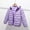 Purple, variant on ZZwxWA Hooded Puffer Jacket for Girls Boys 4-12T Packable Down-Alternative Warm Coat Shiny Outerwear for Kids Winter Lightweight Warm Down Coat Water-Resistant Snow Outerwear 2025 Clothes