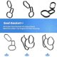 thumbnail image 4 of Oil FIlter Housing Gasket 11427508970 for E46 E60N E81 E82, 4 of 5