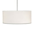 thumbnail image 7 of Meyda 145082 36 in. Cilindro White Textrene Pendant, Brushed Nickel, 7 of 7