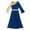 Royal Blue, variant on Alvivi Kids Girls Praise Dance Dress Liturgical Church Lyrical Worship Tunic Dresses