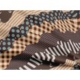 thumbnail image 5 of oneOone Rayon Brown Fabric Patchwork Fabric For Sewing Printed Craft Fabric By The Yard 56 Inch Wide, 5 of 5