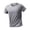 Gray, variant on Men'S Short Sleeve Breathable Ice-Silk Casual Sports T-Shirt, Loose Fit for Workout and Everyday Comfort, All Season Polyester Fabric, 4XL