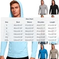 thumbnail image 3 of Stamzod Fishing Shirts for Men Summer Solid Color Lightweight Sun Hoodie Mens Long Sleeve Sun Protection Shirts for Men Navy B M, 3 of 9