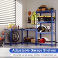ERGOMASTER Storage Shelves Metal Garage Shelving Unit 4Shelf