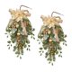 thumbnail image 1 of 2x Guirnalda de Botín de de Navidad, Botín de Puerta de Invierno Colgante, Botín de Guirnalda Artificial para Decoración de Vacaciones, 1 of 7