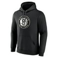 thumbnail image 2 of Men's Black Brooklyn Nets Alternate Logo Pullover Hoodie, 2 of 3