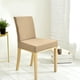 thumbnail image 2 of Silla de comedor corta, estilo rural, impermeable, elástica, extraíble y lavable Caqui, 2 of 4