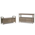 Brooklyn + Max Lexington Solid Wood Entryway Storage Bench