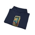 thumbnail image 3 of Birdhouse Wolf Skateboarding Vintage Retro 90s Skate Hoodie Design - 2XL / Navy, 3 of 4
