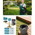 thumbnail image 4 of YILOSF-Garden Hose, Lightweight, Ultra Flexible, Durable, Kink-Free Water Hose with Valve - Made of TPU, Drinking Water Safe Material, Non-Shrinking, Easy to Store, All-Weather, Black (25 FT), 4 of 4