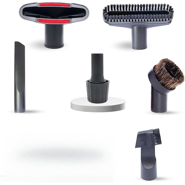 Kit de Accesorio de Cepillo de Aspiradora de 1.25 Inch con Adaptador para Manguera - Compatible con Aspiradoras con Accesorios de 1-1/4'' (Varilla/diámetro Exterior de la Manguera 1.25'') - para A...