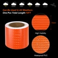 thumbnail image 3 of Uxcell Reflective Tape, 4" x 50 FT Waterproof Adhesive Tape, Orange, 3 of 6